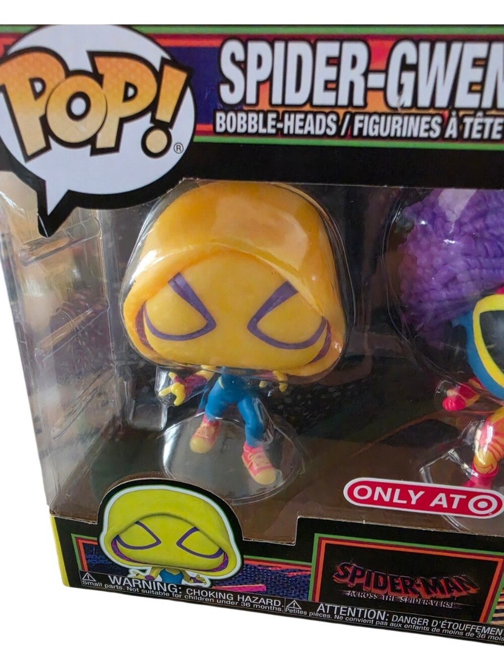 Funko Pop! Spider-Gwen & Spider-Woman 2-Pack Target Exclusive NIB Spider-Verse - Picture 7 of 8